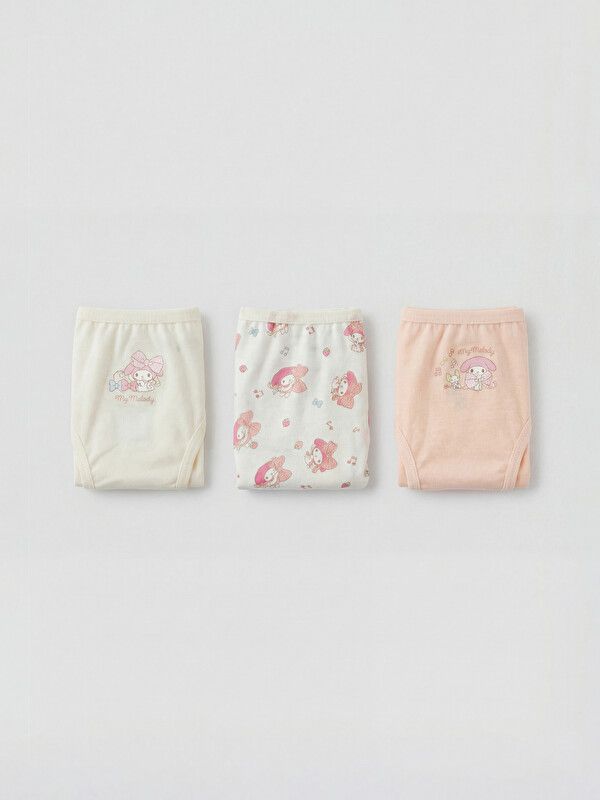 Moudda LC Waikiki - sous-vêtement (slip) en jersey pour Fille couleur Crème imprimé - Tunisie 1