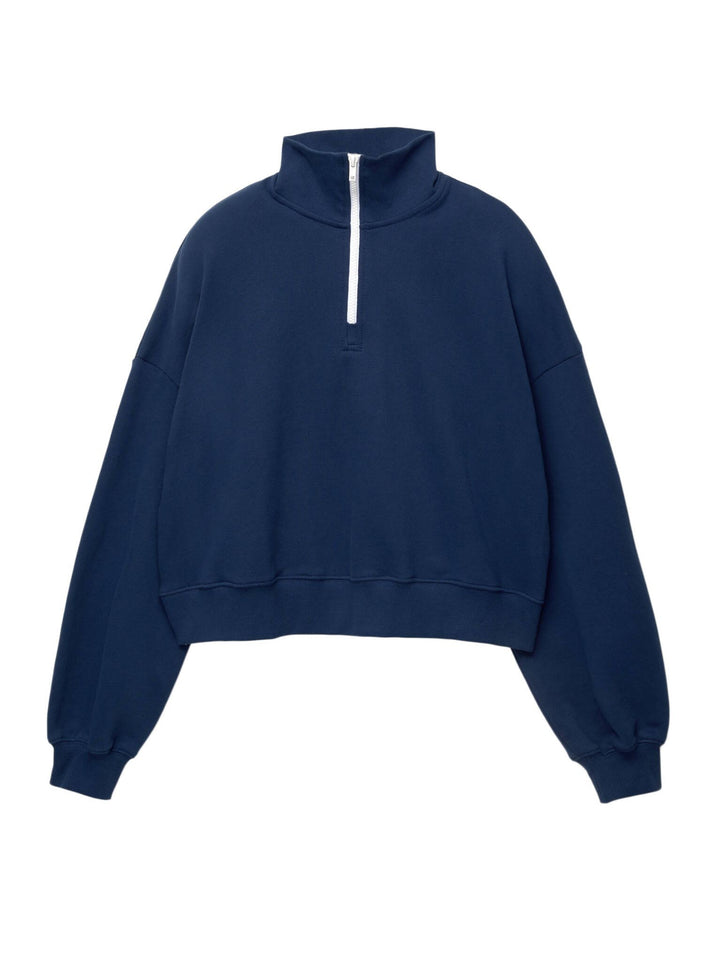 Moudda PULL & BEAR - Sweat - Marine & Col Fermeture - Tunisie 1