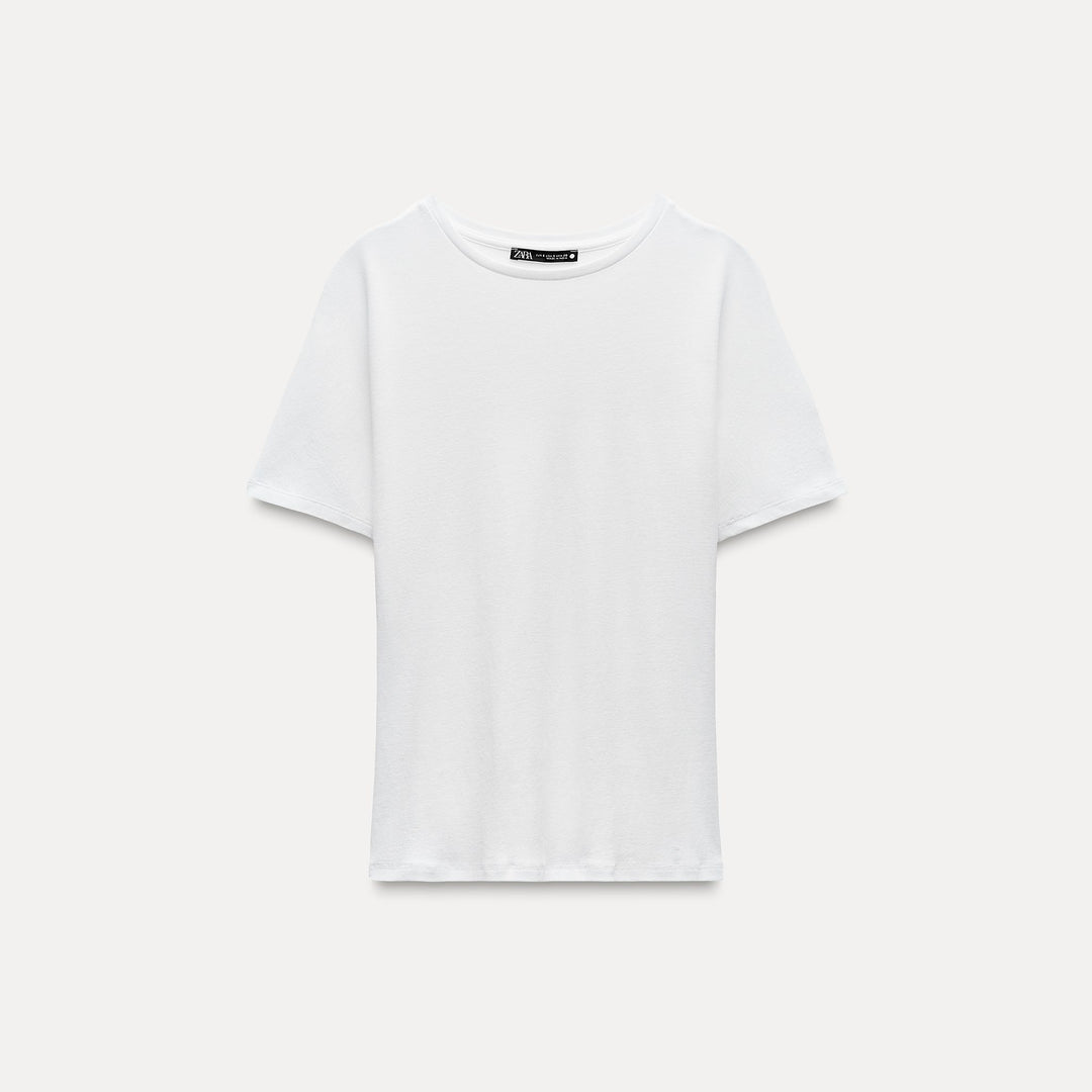 Moudda ZARA - T-shirt Coton et Tencel Sans Manches - Tunisie 1