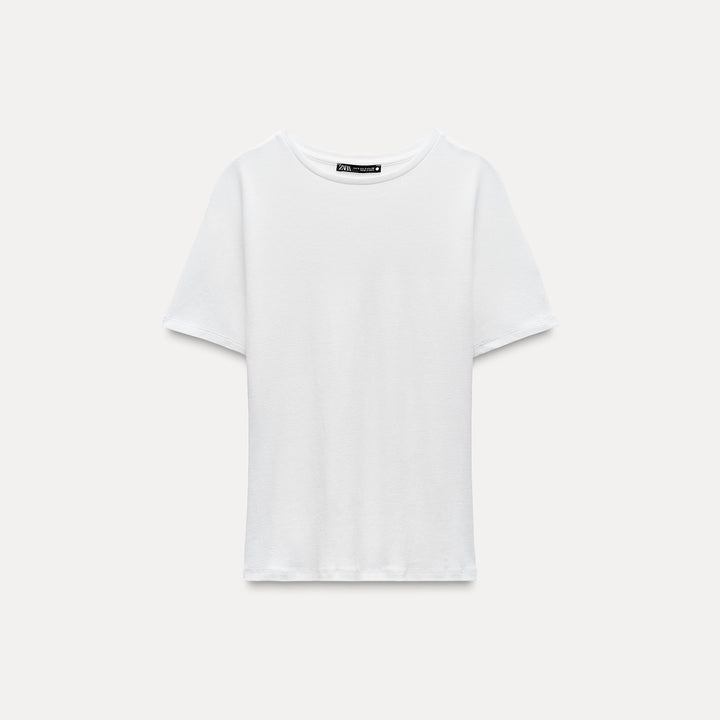 Moudda ZARA - T-shirt Coton et Tencel Sans Manches - Tunisie 1