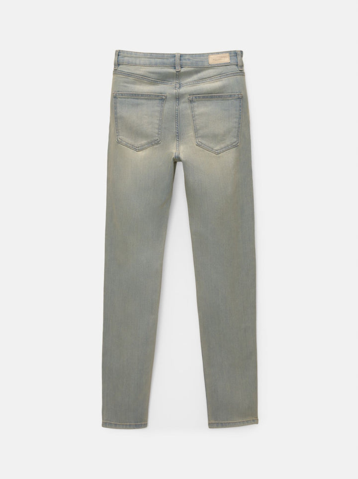 Moudda PULL & BEAR - Pantalon Skinny Taille Haute Blanc - Tunisie 4