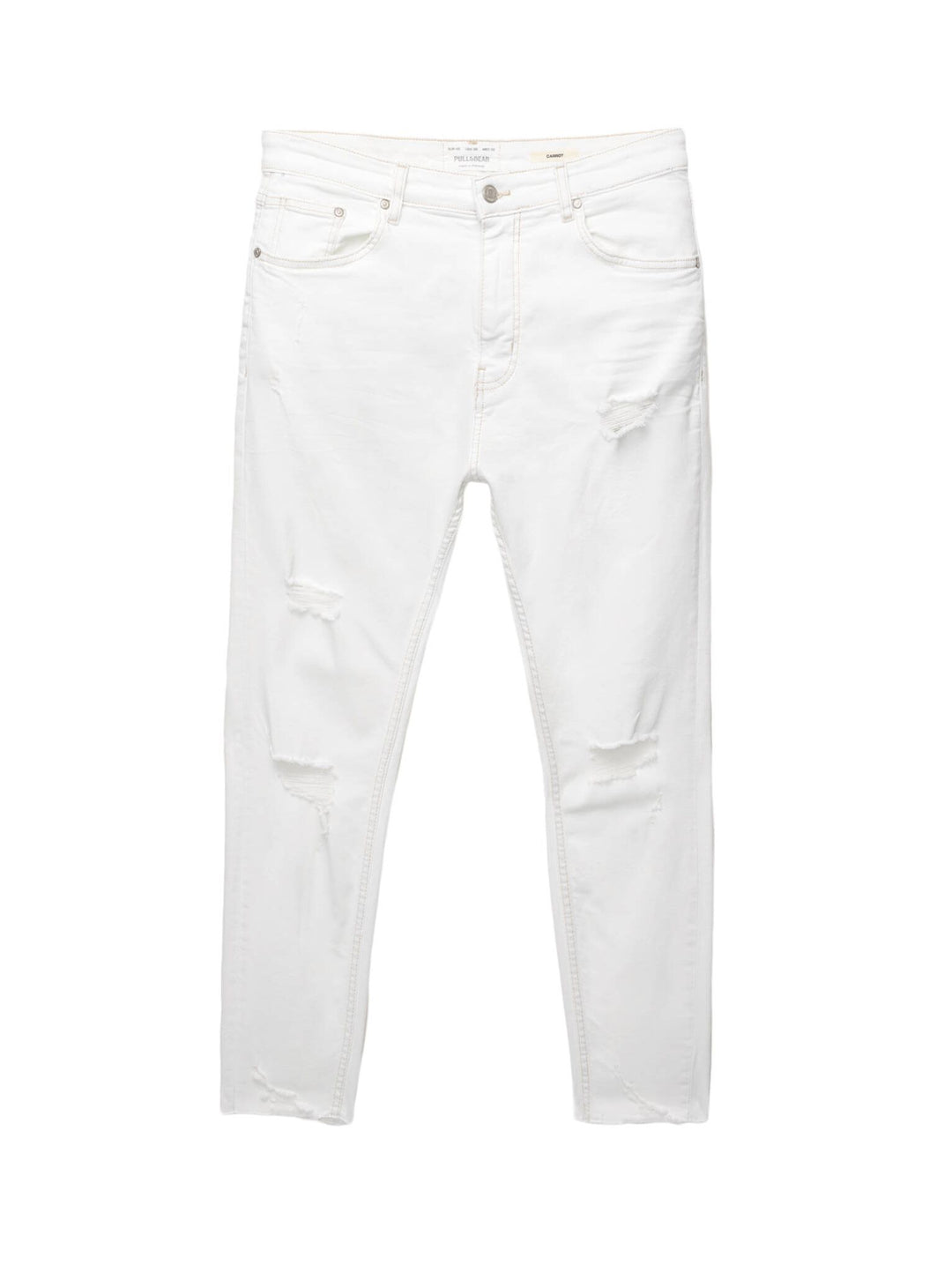 Moudda PULL & BEAR - Pantalon Denim Carrot - Effet Déchiré - Tunisie 1