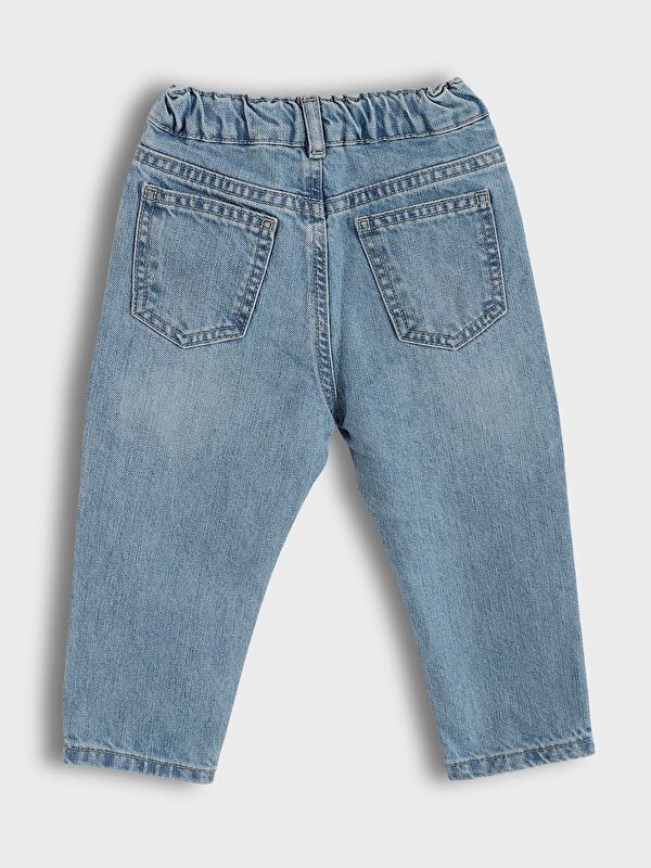 Moudda LC Waikiki - Pantalon tissé en denim Garçon Canne indigo clair - Tunisie 2