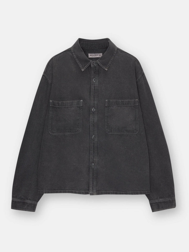 Moudda PULL & BEAR - Veste Twill - Surpiqûre Contrastée - Tunisie 3