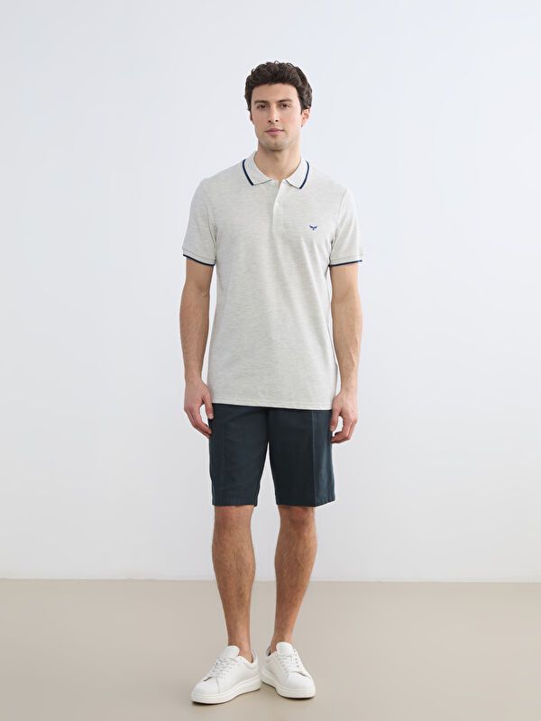 Moudda LC Waikiki - T-shirt col polo basique manches courtes en jersey pour Homme - Tunisie 2
