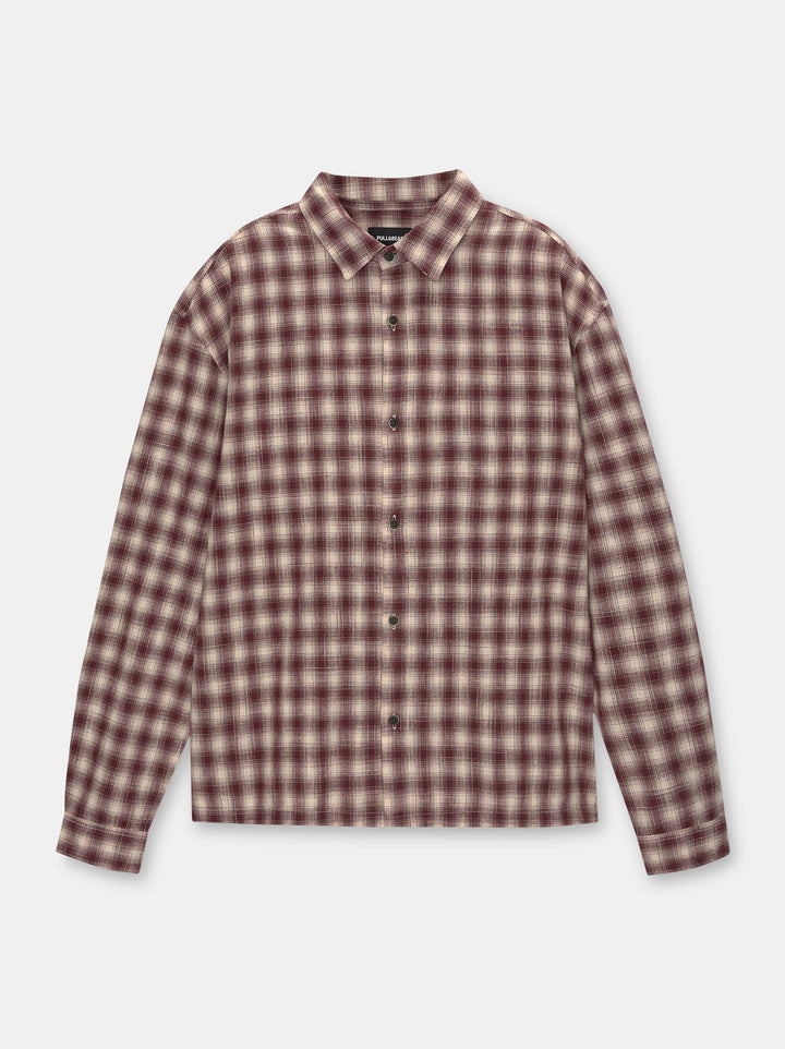 Moudda PULL & BEAR - Chemise Manches Longues Rustic Mini Check - Tunisie 3