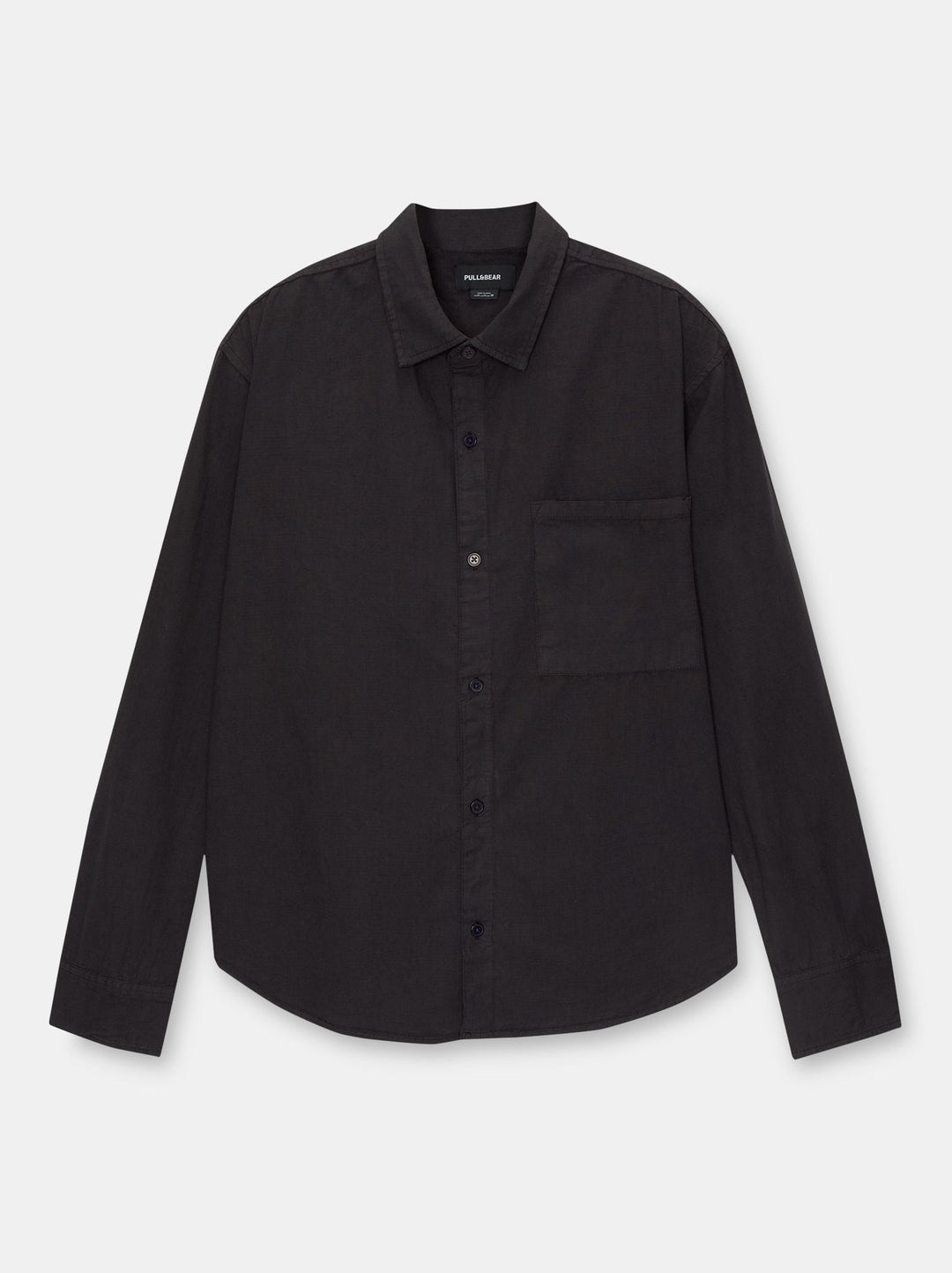 Moudda PULL & BEAR - Chemise Manches Longues Structure Lavée Basique - Tunisie 2