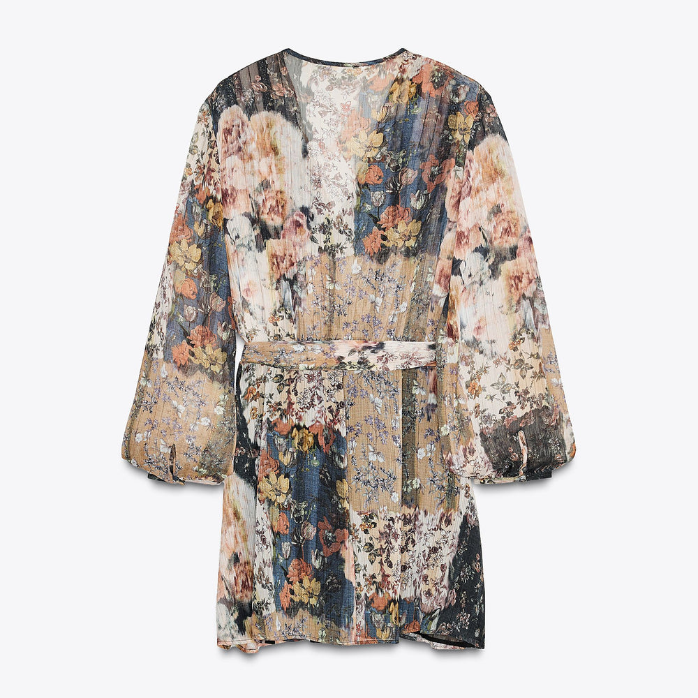 Moudda ZARA - Robe Mini - Patch Imprimé & Lurex - Tunisie 2