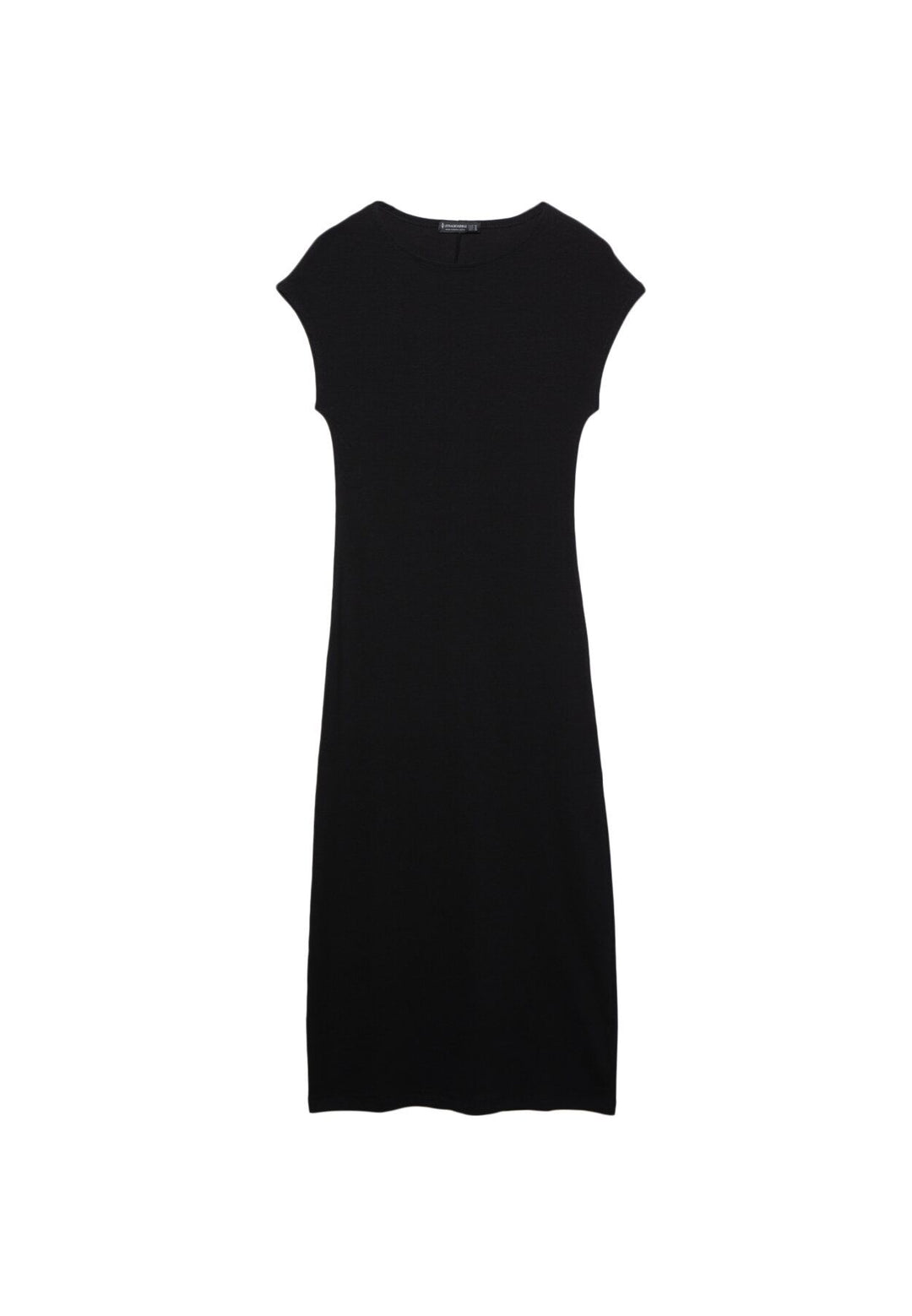 Moudda STRADIVARIUS - Robe Midi en Maille Rib Mini Manches - Tunisie 1
