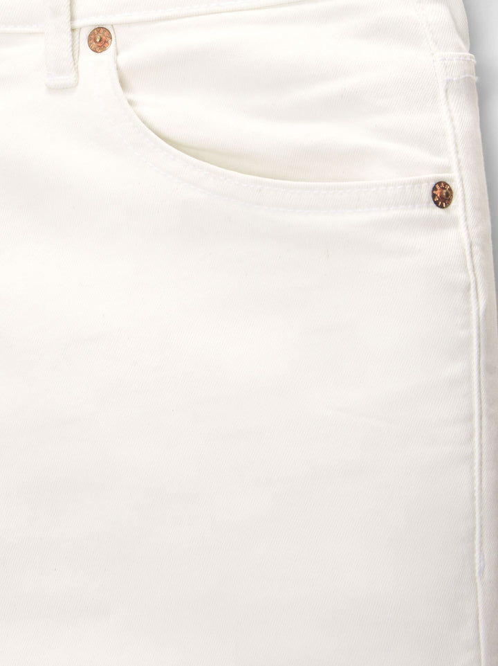 Moudda PULL & BEAR - Pantalon Denim Carrot Blanc - Tunisie 2