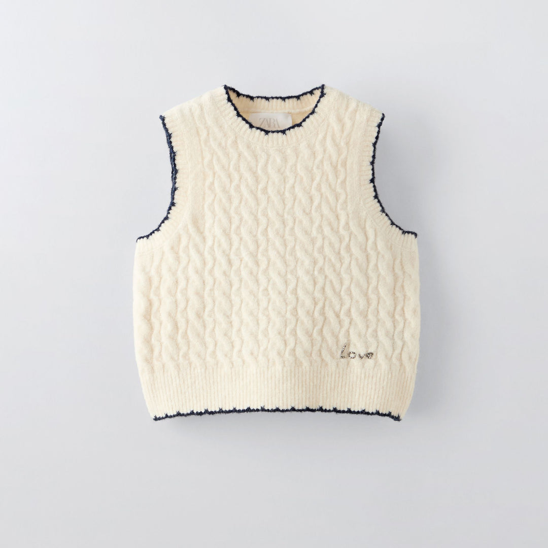 Moudda ZARA - Gilet finitions contrastées - Tunisie 1