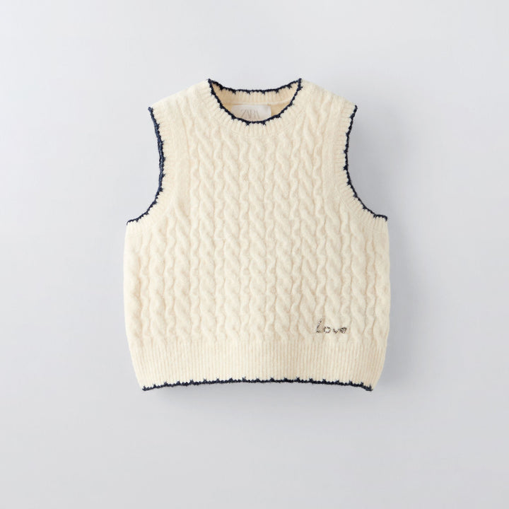 Moudda ZARA - Gilet finitions contrastées - Tunisie 1