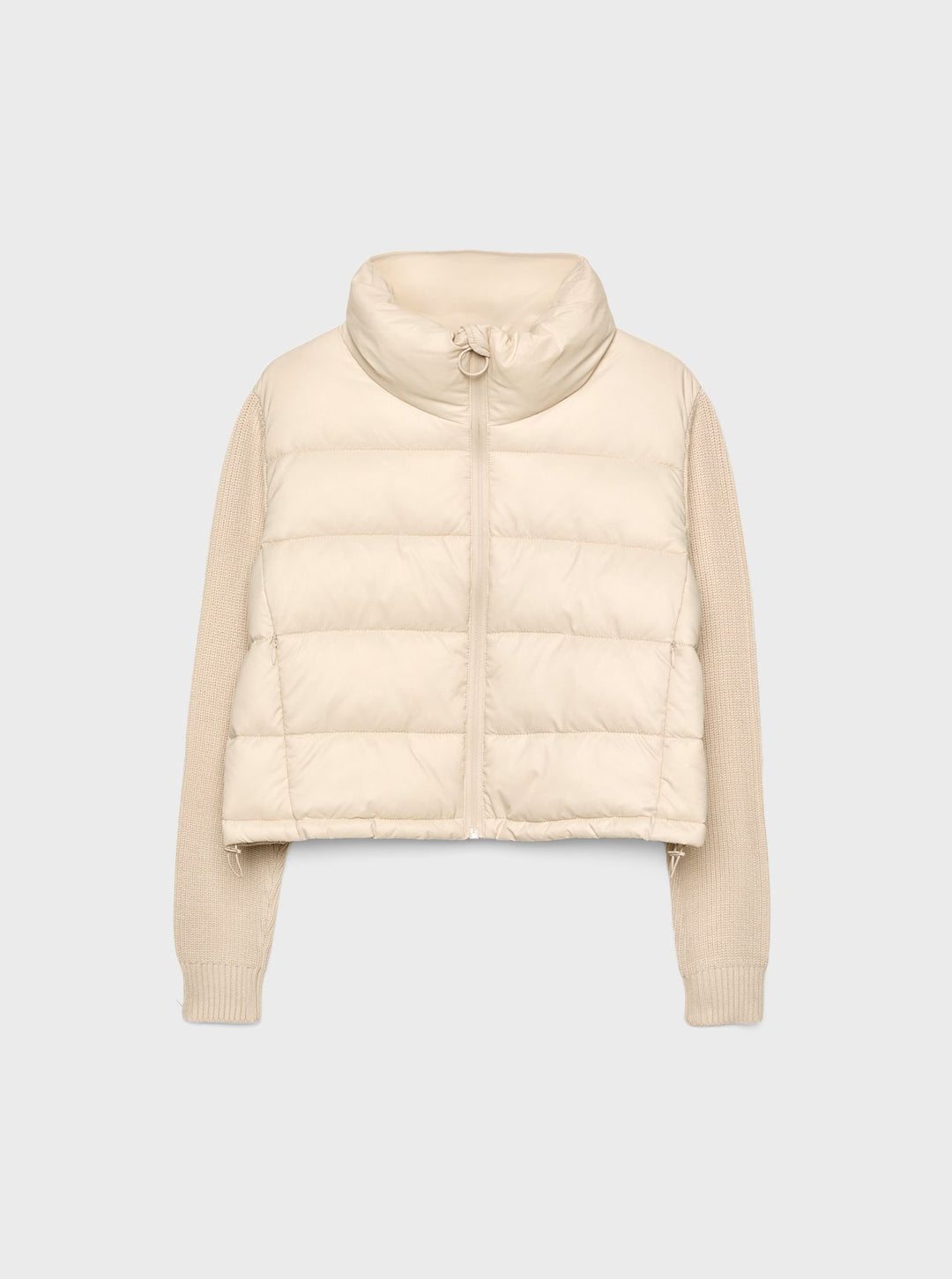 Moudda STRADIVARIUS - Veste Matelassée à Manches en Tricot - Tunisie 1