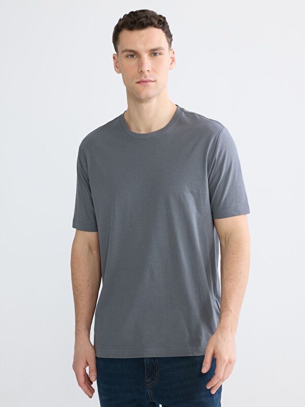 Moudda LC Waikiki - T-shirt basique col rond manches courtes en jersey pour Homme - Tunisie 1