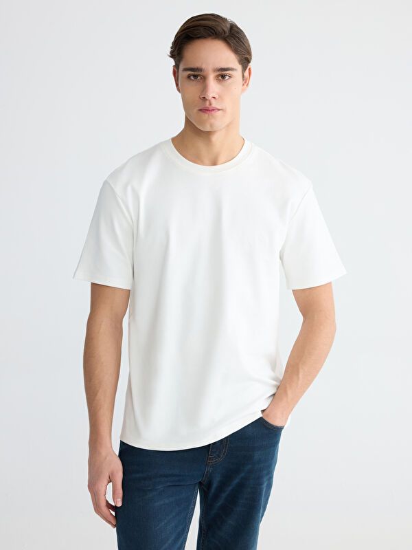 Moudda LC Waikiki - T-shirt basique col rond manches courtes en jersey pour Homme - Tunisie 1