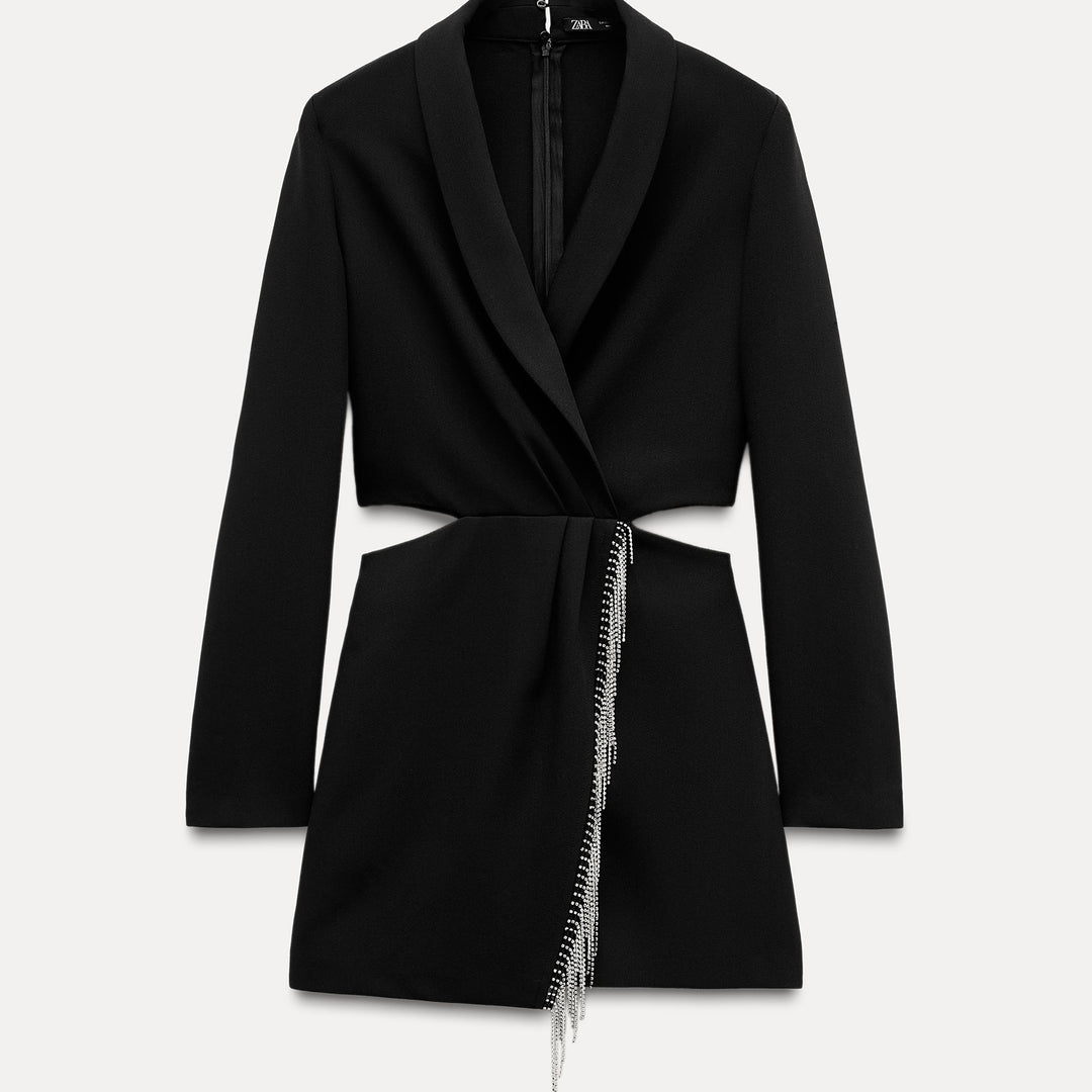 Moudda ZARA - Combinaison col revers découpe strass - Tunisie 1