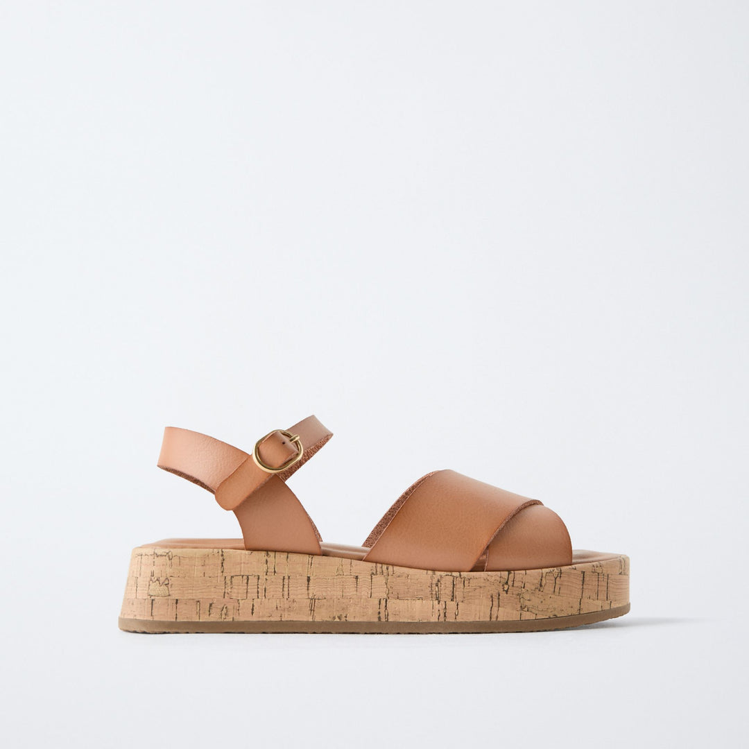 Moudda ZARA - Sandale plateforme croisée - Tunisie 1