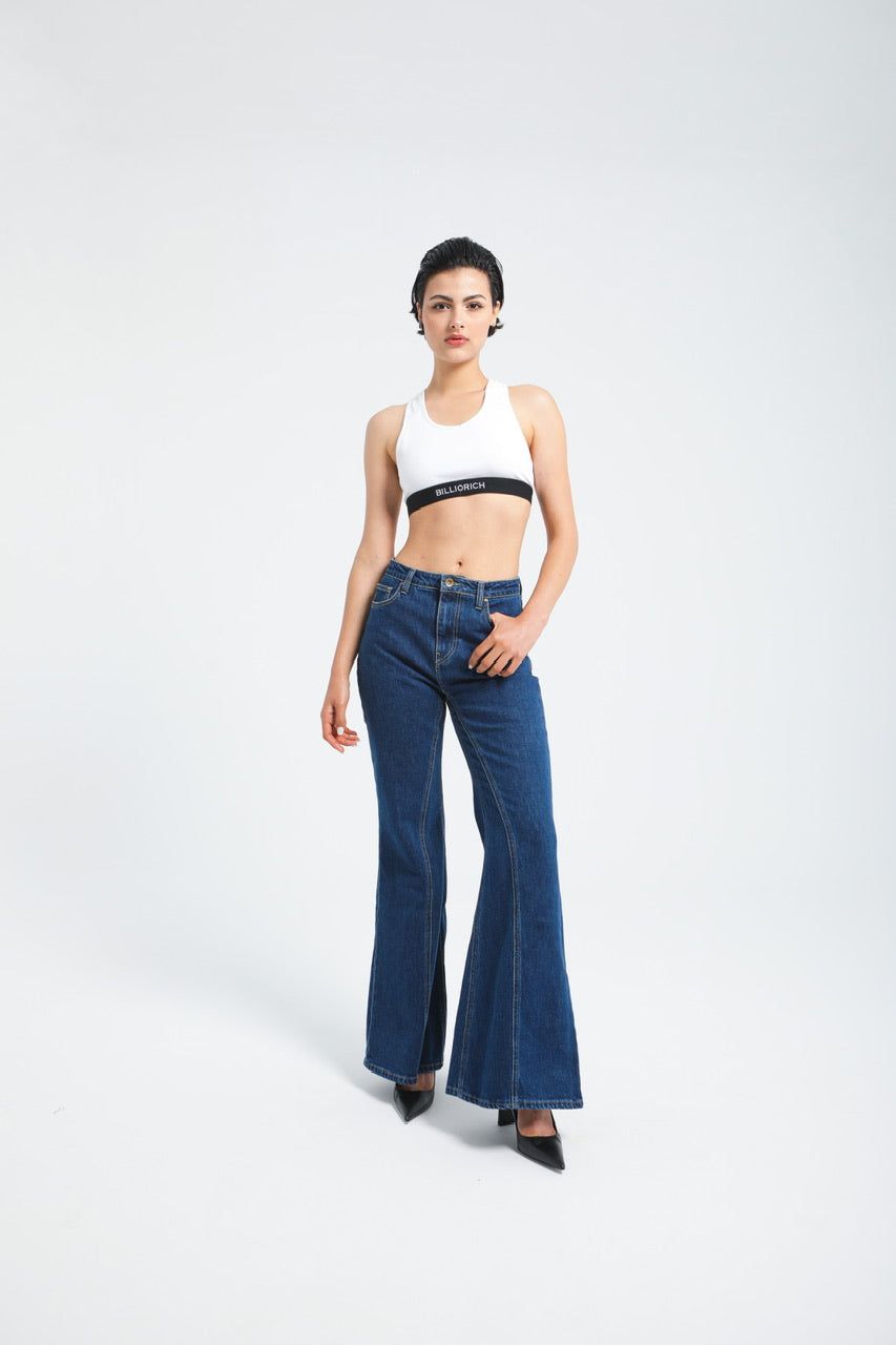 Moudda Billiorich - Jean Évasé Taille Haute Femme - 1