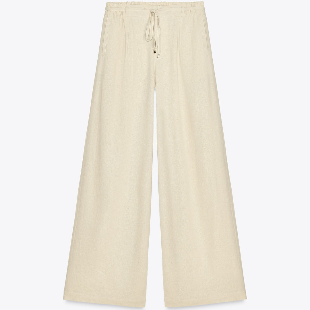 Moudda ZARA - Pantalon Wide Leg - Lin/Viscose & Ceinture - Tunisie 1