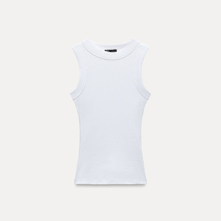 Moudda ZARA - T-shirt Côtelé Sans Manches - Tunisie 2