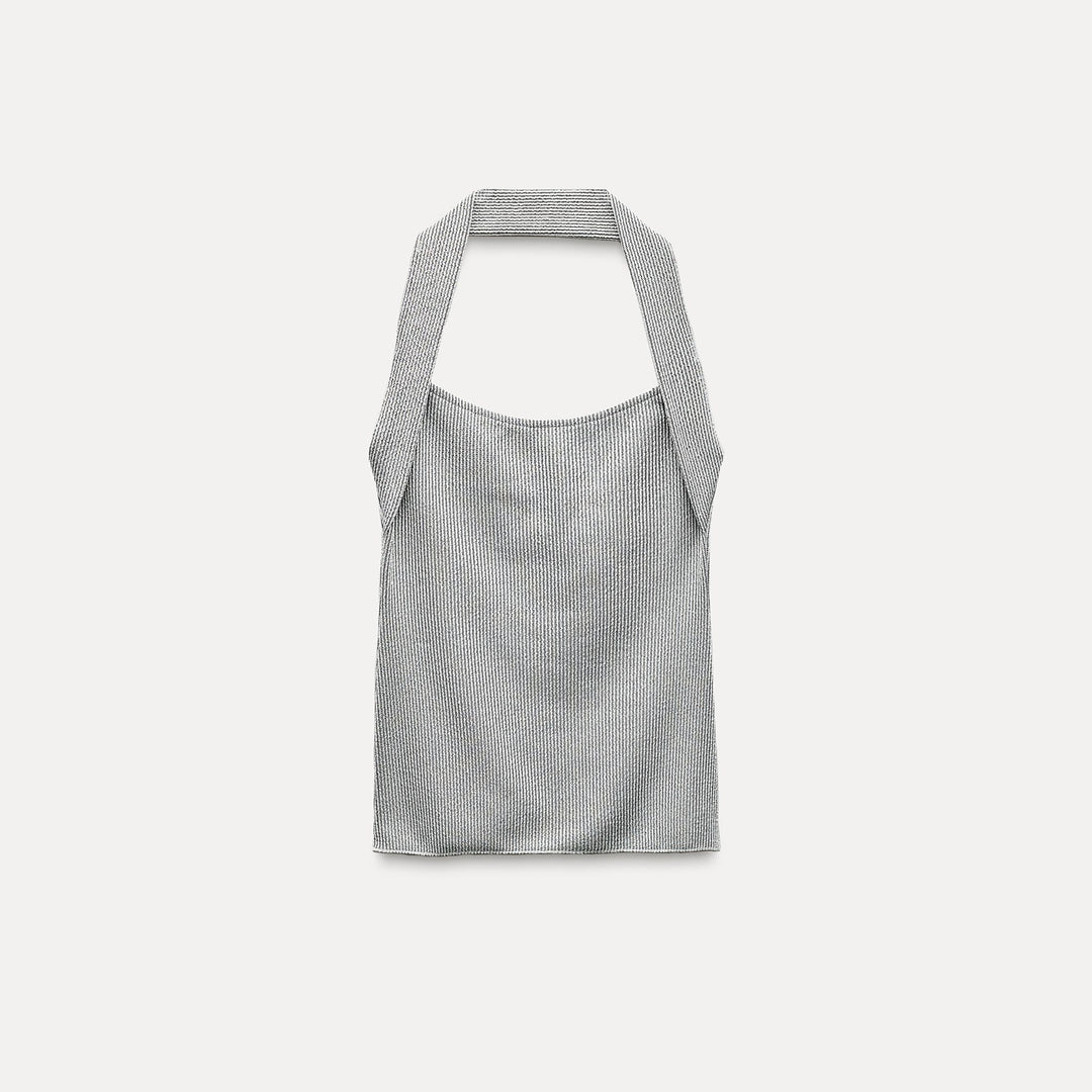 Moudda ZARA - T-shirt brassière côtelé avec lurex - Tunisie 2