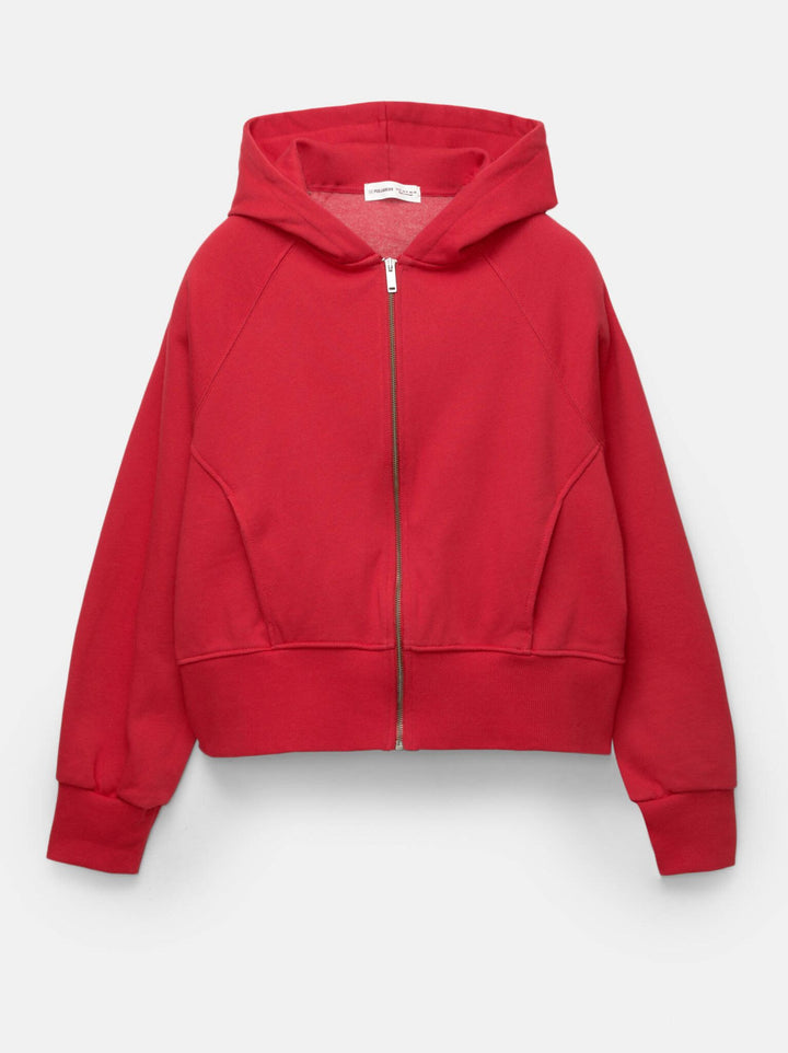 Moudda PULL & BEAR - Sweat Capuche - Côtes Larges & Rouge - Tunisie 3