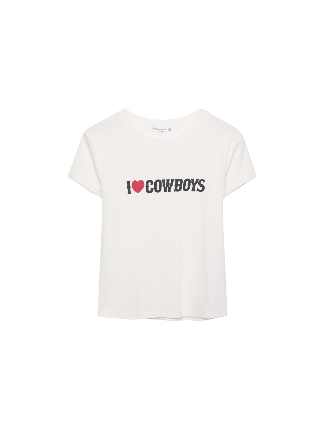 Moudda STRADIVARIUS - T-Shirt Manches courtes I Love Cowboy - Tunisie 2