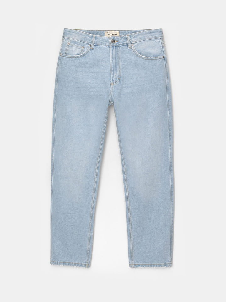 Moudda PULL & BEAR - Pantalon Denim Straight Vintage - Tunisie 1