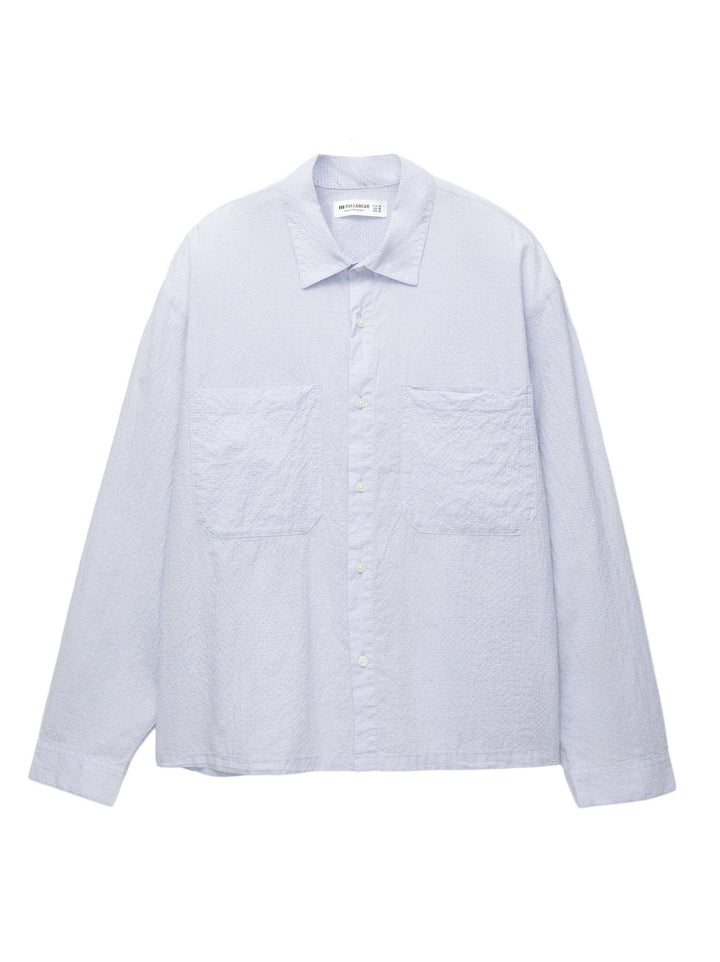 Moudda PULL & BEAR - Chemise - Nano-Carreaux & Froissée - Tunisie 1