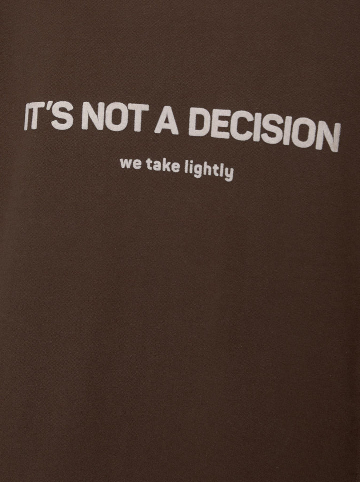 Moudda PULL & BEAR - Sweat Boxy CR Flock It Is Not A Decision - Tunisie 4