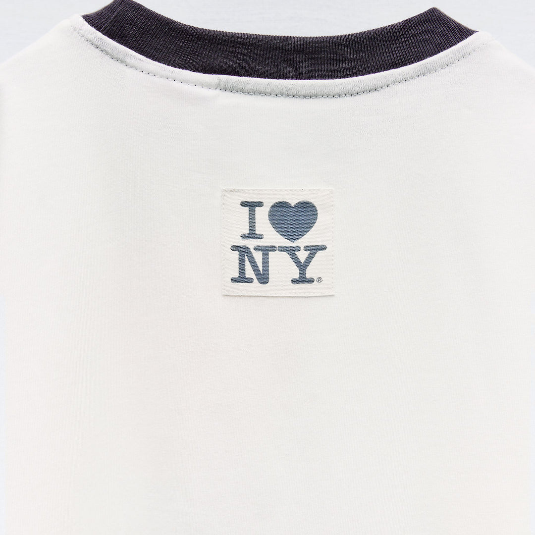 Moudda ZARA - T-shirt manches courtes "I Love NY", étiquette dos - Tunisie 3