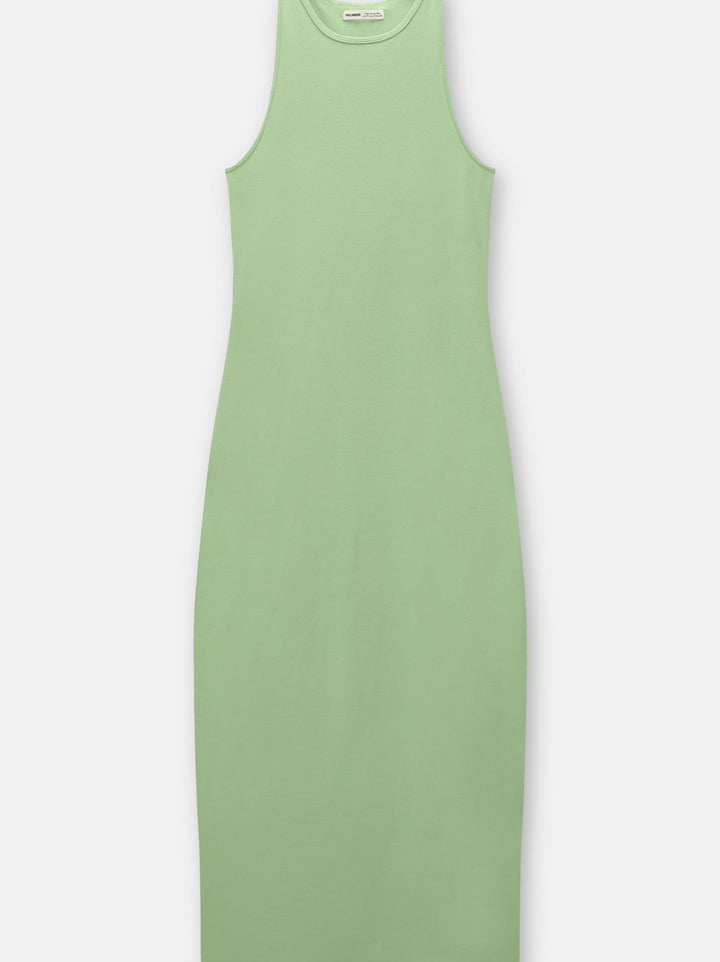 Moudda PULL & BEAR - Robe Midi Sans Manches Halter En Ligne - Tunisie 3