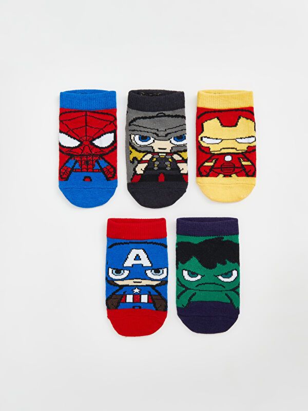 Moudda LC Waikiki - Chaussettes pour sneakers Garçon Fil mélangé teint - Tunisie 1