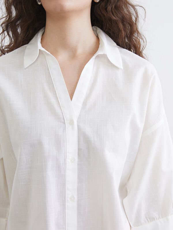 Moudda LC Waikiki - Chemise manches longues en tissu pour Femme - Tunisie 3