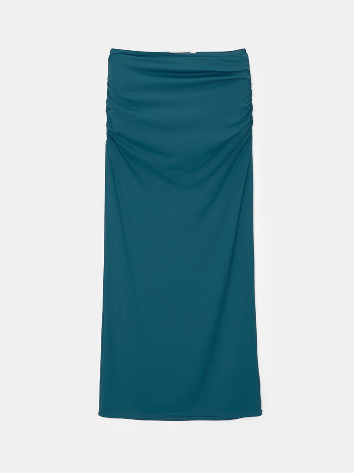 Moudda PULL & BEAR - Jupe Longue Fronces Latérales Polyamide - Tunisie 3