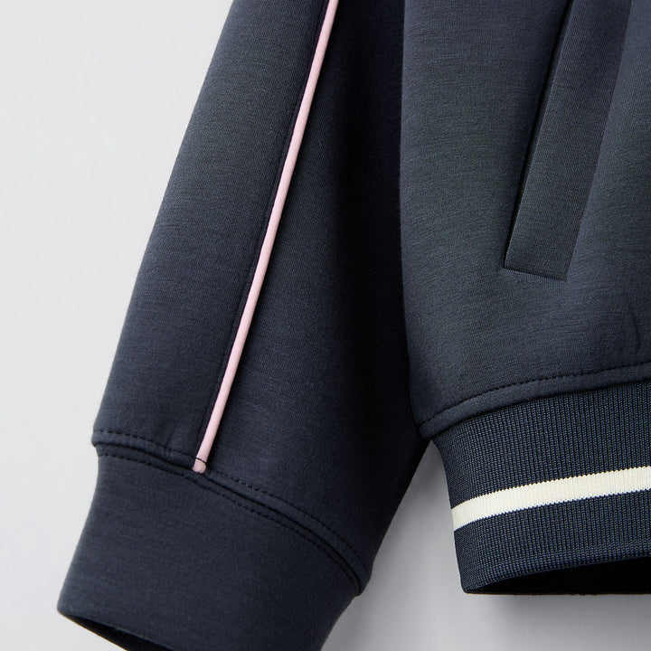 Moudda ZARA - Veste bomber bleu marine qualité premium avec liserés - Tunisie 3