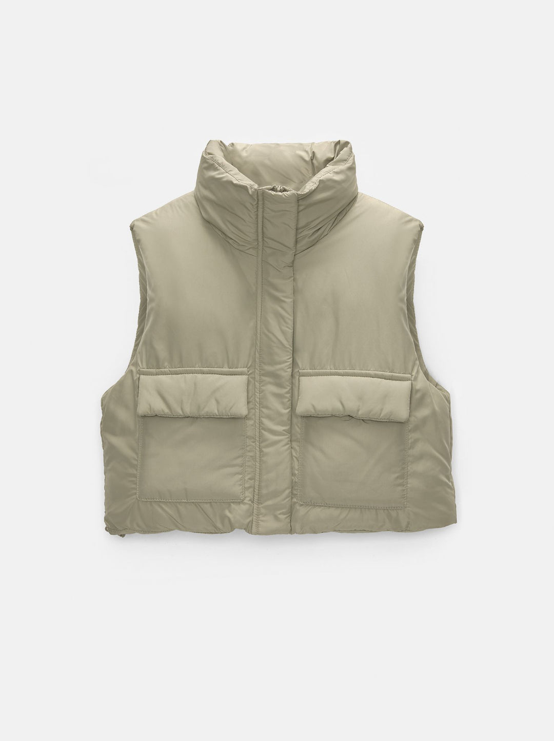 Moudda PULL & BEAR - Gilet Puffy Nylon Court Basique - Tunisie 2