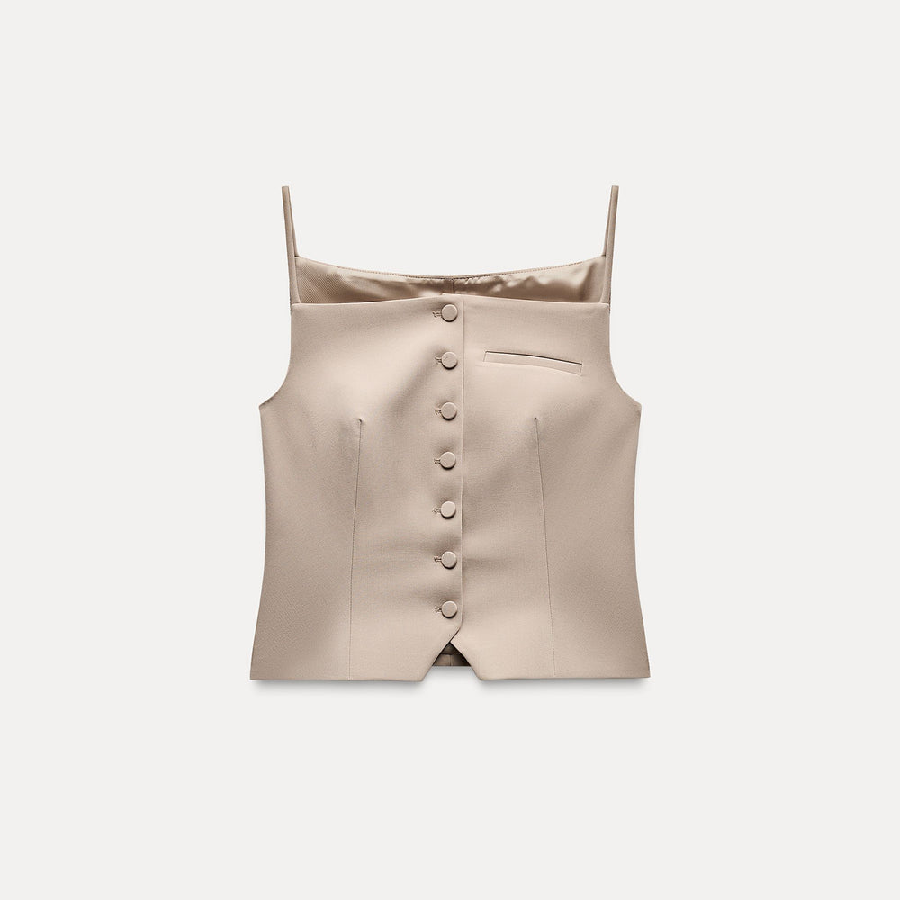 Moudda ZARA - Gilet col droit boutons doublé - Tunisie 2