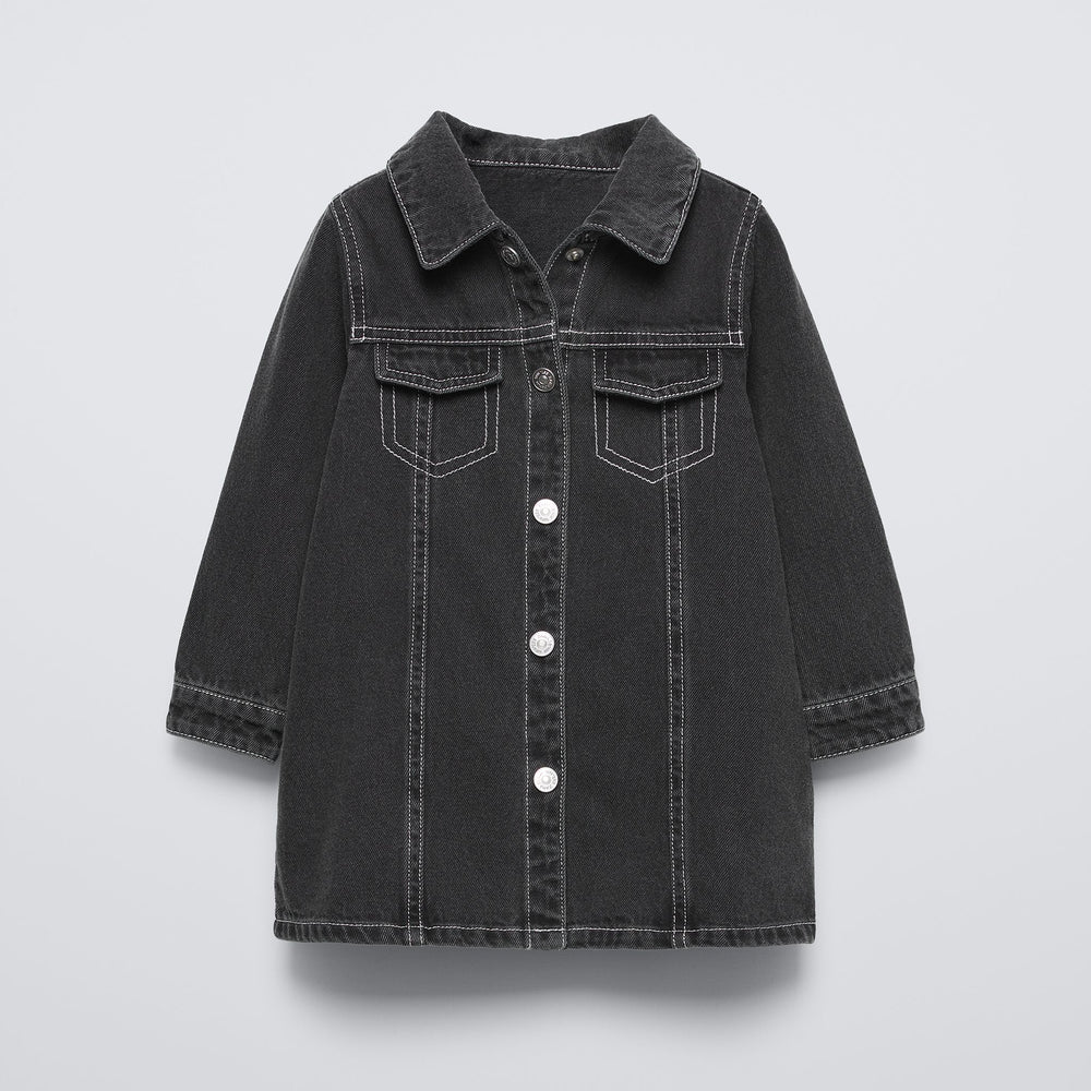 Moudda ZARA - Robe jean surpiqûres contraste - Tunisie 2