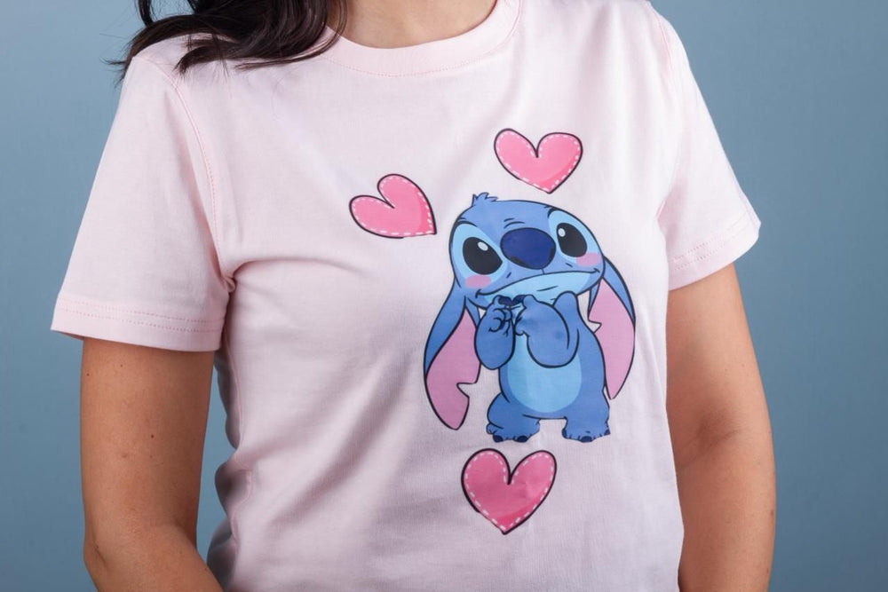 Moudda Out Look - T-shirt Femme imprimé "Stitch Love" - Tunisie 3