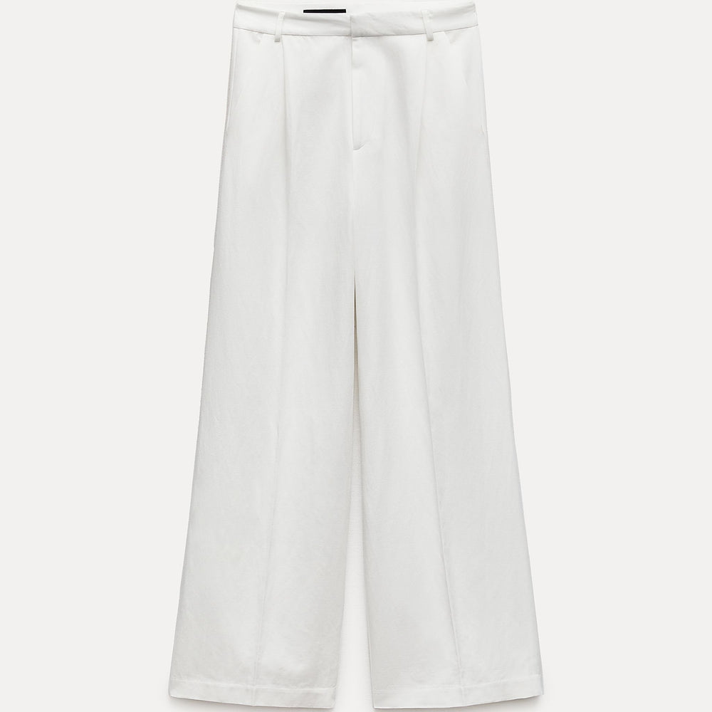 Moudda ZARA - Pantalon fluide lin plis devant - Tunisie 2