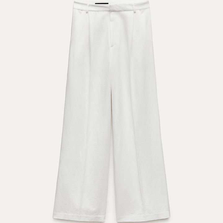 Moudda ZARA - Pantalon fluide lin plis devant - Tunisie 2