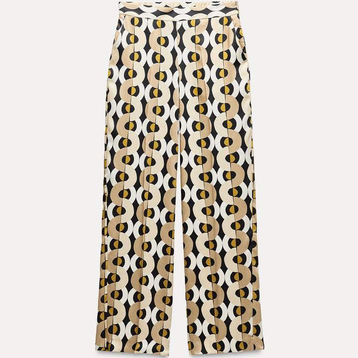 Moudda ZARA - Ensemble pantalon imprimé, taille mi-haute élastique - Tunisie 1