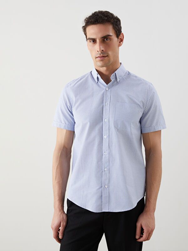Moudda LC Waikiki - Chemise manches courtes en tissu pour Homme - Tunisie 1