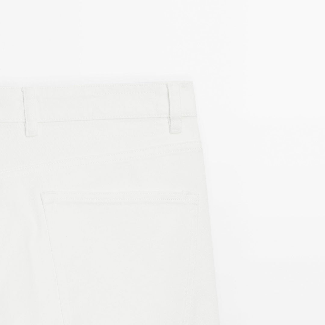 Moudda Massimo Dutti - Pantalon jean blanc relaxed - Tunisie 6