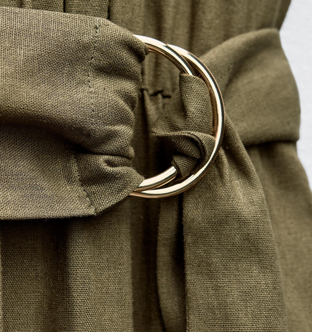 Moudda ZARA - Combinaison col bateau lin/viscose détail boucle dorée - Tunisie 1