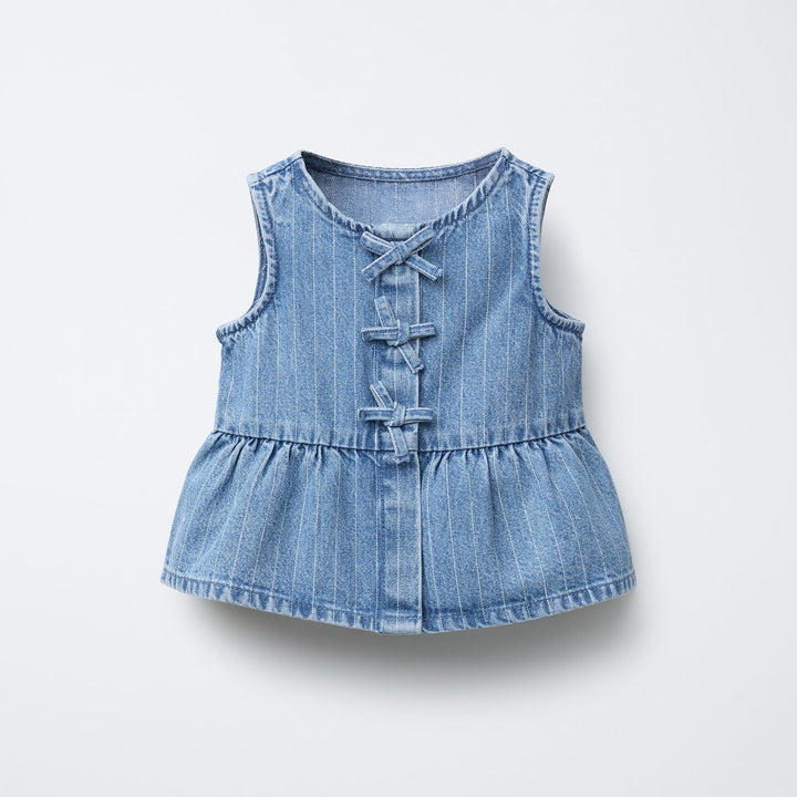 Moudda ZARA - Top Denim Enfant - Rayures - Tunisie 1