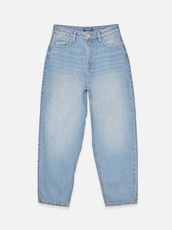 Moudda LC Waikiki - Jean basique en denim couleur Teinte Bleu indigo moyenne pour femmes - Tunisie 1