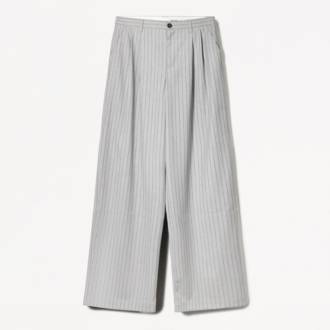 Moudda BERSHKA - Pantalon Baggy Polyviscose - Taille Basse (Gris Vigo) - Tunisie 1
