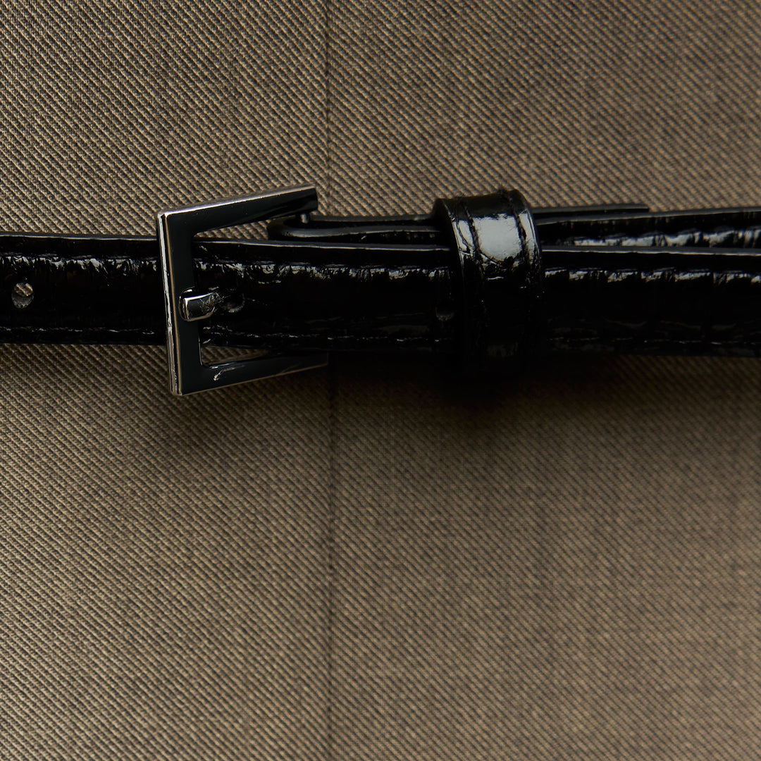 Moudda ZARA - Ceinture crocodile noire - Tunisie 3